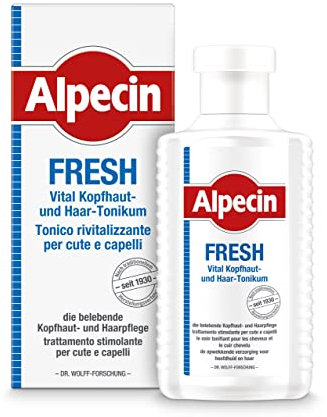 Alpecin Medicinal FRESH Tonico per capelli, 2 x 200 ml - trattamento rivitalizzante per cuoio capelluto e capelli