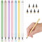 Vicloon Ewig Tintenlose Bleistifte - Ewiger Bleistift mit Radiergummi, 7 Stück mit Ersatzspitzen, Unendlicher Bleistift zum Schreiben und Zeichnen, Wiederverwendbar (7er Pack)
