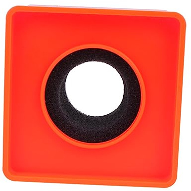 Orange ABS Microphone Logo Flag Stand for Interview Reporters