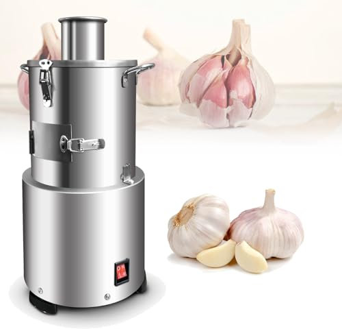 Máquina peladora automática de ajos, cortadoras eléctricas de acero inoxidable para restaurantes, hoteles y tiendas de barbacoas