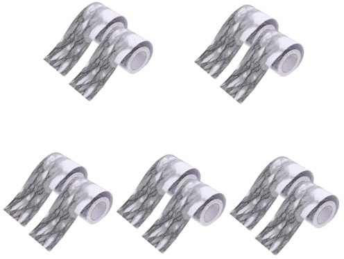 jojofuny 10rotoli Copribattiscopa Adesivo Flessibile Design Per Decorazione Come Soggiorni Camere e Corridoi