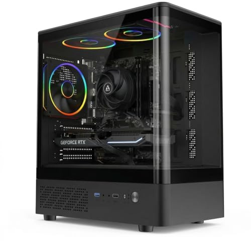 GTR Gaming PC | Ryzen 5 5500 | RTX 5050 8GB | 16GB DDR4 3600MHz RAM | 1TB NVMe SSD | 650W PSU | Windows 11 | Wi-Fi - ARGB Case