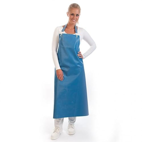 FRANZ MENSCH 5 Stück Hygostar Gummischürze Strong Rubber | Gummi, blau, L: 120cm, B: 90cm, Karton, Gummischürze, Latzschürzen, Arbeitsschürze