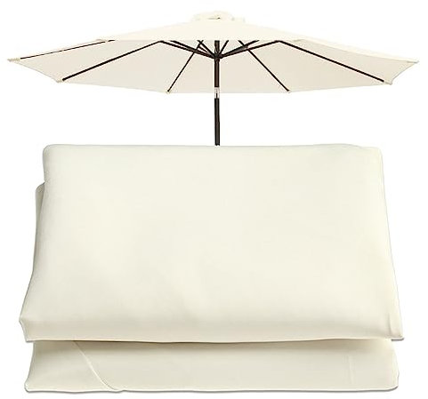 3M Ombrellone di ricambio per ombrellone da giardino, copertura per 6/8 costole, colore blu, con 6 bracci
