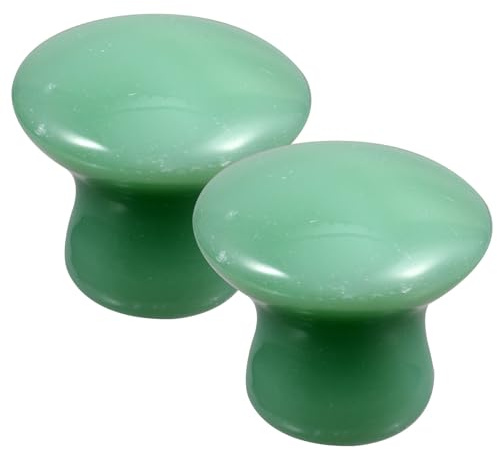 Garneck 2 Stück Gua Sha Stein in Pilzform Aus Echtem Amethyst – Ideayard Gesichts-Massagewerkzeug Für Entspannende Spa-Momente Und Meditation Ideal Für Frauen Und Hautpflege