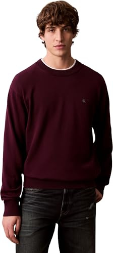 Calvin Klein Jersey Hombre Cotton Relaxed con Cuello Redondo