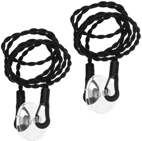 WENJION Wäscheleine Camping 2er-Set – Flexibel Und Tragbar – Reisewäscheleine Mit Haken Und Saugnapf – Elastisch Und Einziehbar – 1,5M Reise-Kleiderleine Für Outdoor, Zelten, Urlaub