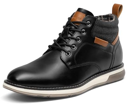 Bruno Marc Men's Classic Dress Casual Business Formal Chukka Boots,Size 12,Black,BMUMAB2516