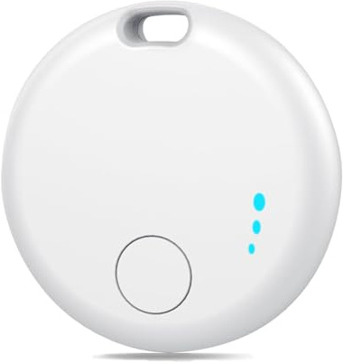 Tracker, Key Item Finders Pet Cat Dog Tracker Compatible with Find My APP (iOS Only), Smart Tracking Device IP67 Waterproof, Bluetooth Luggage Tracker for Suitcases Wallet Kids Children