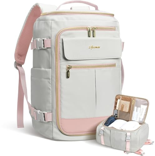 Lifeamar Cabin Bag 40x20x25 for Ryanair Underseat Travel Backpack Carry On Bag, 20L Hand Luggage Backpack Flight Ruscksack for Ryan Air Plane Travelling