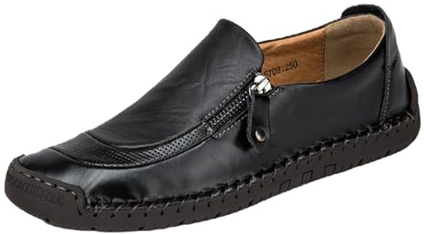 Generisch 2026 Zapatos casuales tradicionales para hombre Botas de conducción de alta gama hechas a mano para viajes Actividades al aire libre
