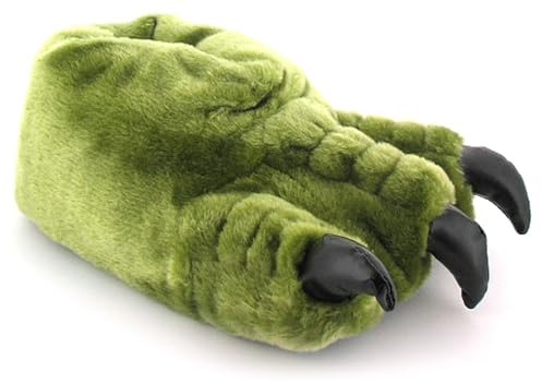 Wynsors Claw Monster Boys girls Novelty Slippers funny 3D funky shoe Khaki 13 Child UK