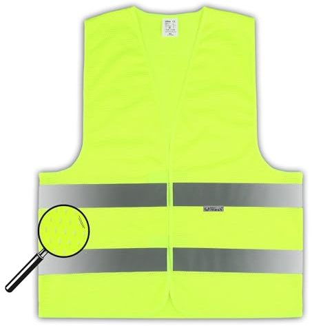 Korntex Warnweste Gelb 5/6XL Übergröße