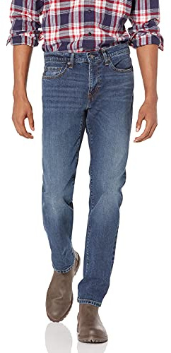 Amazon Essentials Men's Slim-Fit Jeans - Discontinued Colors, Medium Wash, 32W x 30L