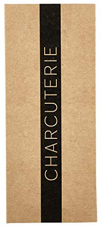 Creative Brands Table Sugar Charcuterie Bloc de 80 feuilles Kraft