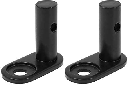 X AUTOHAUX Acoplador De Remolque Universal para Bicicleta Negro 2Uds Metal