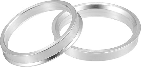 QUARKZMAN 2uds OD 66.6mm a ID 60.1mm Anillos Centradores Buje Coche Aleación Aluminio Anillos de Centrales
