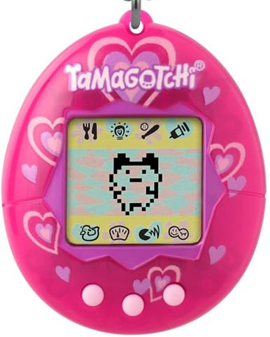 Bandai - Tamagotchi - Tamagotchi Original - Lots of Love - Elektronisches virtuelles Tier mit Farbdisplay, Spielen - Interaktives Haustier auf Deutsch - Spielzeug für Kinder ab 8 Jahren - 42975
