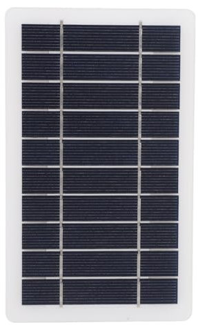 5 W Solarpanel DC Weiblich Monokristallin Tragbar Kleines Solar-Ladepanel Tragbar für Laptop-Radio und Outdoor