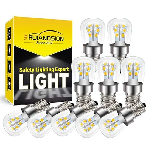 Ruiandsion E14 LED Lampadine a Bassa Tensione AC DC 24V 2W Base Vite Edison LED Risparmio Energetico Warm White Lampadine per Camion Lampada Solare Potenza, Confezione da 10