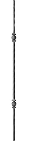 shivler Zaunelemente Gartentor Metallzaun Zäune Zaundekoration Zaunpfosten Balkonverkleidung Set Verschiedene Muster (950mm - 11.003/2 Stück)
