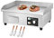 forplubossmmp Plancha Eléctrica con 4 Espátulas para Freír para Uso Comercial | Parrilla Eléctrica Teppanyaki | Placa para Asar Hamburguesas Y Tocino De 50 °C A 300 °C | Acero Inoxidable,3000W-2