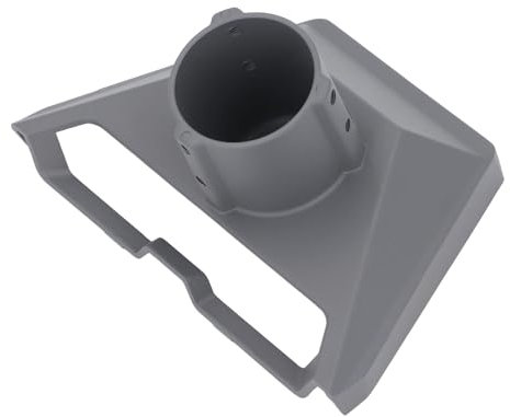 Juego de adaptadores de tubo de satélite de aleación de aluminio, 22 mm hasta 53 mm, ideal para sistemas de satélite Gen 3 V3 (gris)