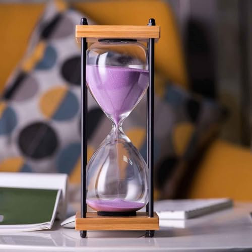 Sablier – Horloge de sable décorative pour bureau, maison, anniversaire, thé et café – Minuteur élégant pour la décoration de bureau et la gestion du temps