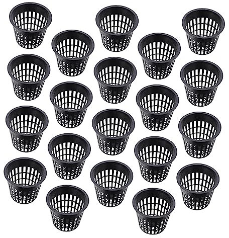 ibasenice 20pièces Panier De Plantation Hydroponique pour Culture Pot à Racines De Jardin pour Plantes Paniers De Culture Hydroponique pour Pépinière