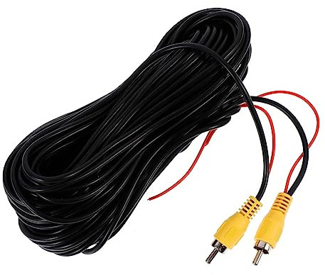MUCKLILY 1pezzi Cavo Di Prolunga Video Per Auto Accessorio Per Auto Collegamento Tra Display Centrale e Telecamera Di Retromarcia Realizzato Rame