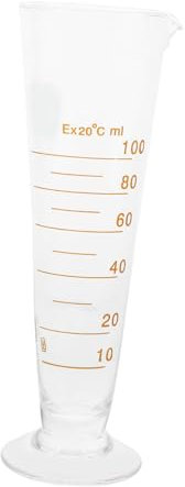 Cabilock Taza Medidora De Laboratorio Vaso Medidor Graduado De Vidrio Herramienta Para Medir Líquidos Cocina o Experimentos