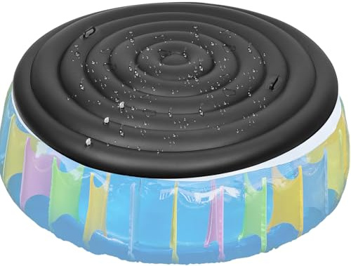 Bâche ronde, couvercle pour piscine spa – Bâche ronde gonflable étanche pour piscine spa et piscine intérieure et extérieure