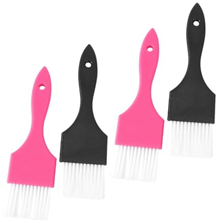 LALADEFIEE 4 Stück Teiliges Haarfärbe Ergonomischem Griff Weiche Borsten für Friseure und Haushalt Präzise Haartönung und Haarfärbung Praktische Salon zubehör für Einfaches Zufällige Farbe