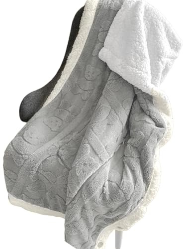 Poncho coperta – Calda mantello di flanella con bottoni, coperta portatile – per le donne a casa, casa, ufficio, lettura, divano, campeggio, viaggi