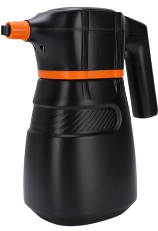 Generic Elektrischer Schaumsprüher für Autowäsche und Gartenarbeit, Wiederaufladbarer Hochdruck-Schaumsprüher mit 2 L Fassungsvermögen (Black)