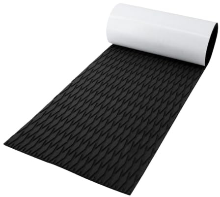 Skimbräda Traction Pads Halksäker Vattentät Självhäftande Trappstegsmatta | 60 X 19 Cm Båtmatta För Wakeboard, Vattenskidor, Fiske Av Havsabborre, Tonfisk, Offshore, Inshore, Kustnära Hav