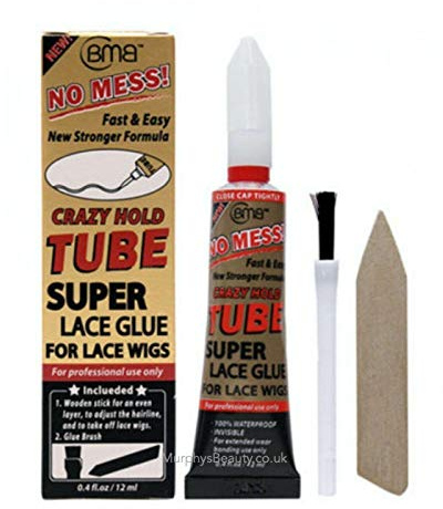 BMB Super Lace Glue Adhesive Tube Crazy Hold for Lace Wigs No Mess, 50 ml | HBS001
