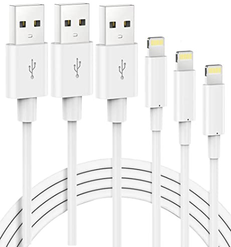Marchpower iPhone Ladekabel 3 Stück 1M+2M+3M MFi-zertifiziert | Kompatibel mit iPhone 12/11/X/8/7/6 Serie, SE 2020 und iPad