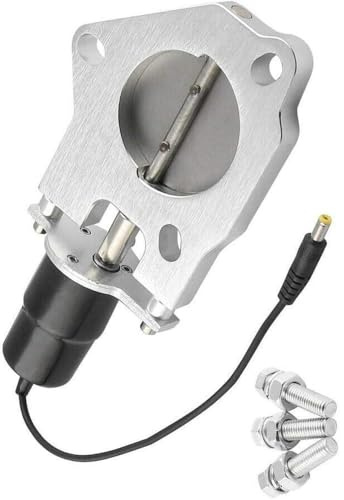 Baceyong, Valvola scarico auto, camion elettrico tubo di scarico valvola elettrica telecomando universale valvola 2,5 pollici