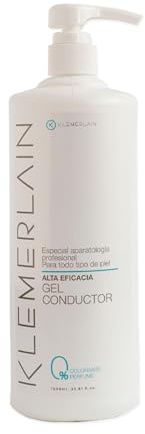 K KLEMERLAIN Leitfähiges Gel für Elektrostimulation, Elektroden, Ultraschall, Kavitation, Kontaktgel, ästhetische Geräte, Hohe Viskosität - 1L