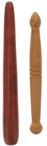COHEALI Wood Massage Rod 5.3 Inch Foot Massage Stick for Acupressure and Reflexology Manual Therapy Tool Lightweight Portable for Home Salon Use