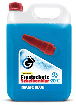 Gamix Scheibenfrostschutz mit Magic Blue Duft | Schlierenfreier und effektiver Scheibenreiniger für den Winter | Gebrauchsfertige frostschutzmittel scheibenwaschanlage | 5L