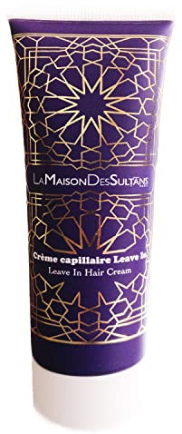LA MAISON DES SULTANS - Crème cheveux sans rinçage - Soin capillaire Naturel - Huile de Nigelle - Beurre de Karité - Huile de Graines de Tournesol - 50 ml