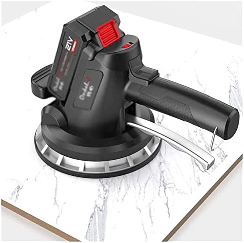 FLEAGE Electric Tile Tiler Vibrating Tool for Floor/Wall Tiles Maximum Adsorption of 320Kg Automatic Leveling Tiling Machine Tool,Two Lithium Battery (Two Lithium Battery) (Two Lithium Battery)