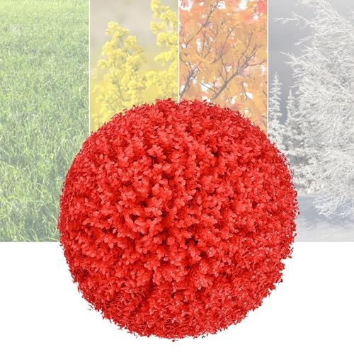 ATYUJKB Buchsbaumkugel Künstlich Topiary Kugel 60cm, Künstliche Simulierte Graskugel, Dekokugeln Aus Grünem Gras Grasball-dekor, Graskugel Deko für Die Haustür, Den Hinterhof