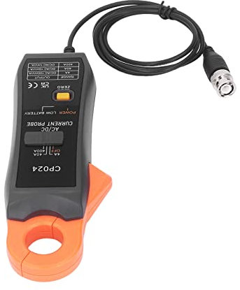CP024 Zangenmessgerät, Digitale AC-DC-Stromzange, AC-DC-Zangen-Amperemeter, AC-DC-Multimeter mit Stromzange, max. 23-mm-Backe für Industrielle und Elektrische Anwendungen