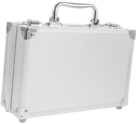 Veemoon Werkzeugkoffer Aus Aluminiumlegierung Aufbewahrungsbox Für Werkzeuge Tragbarer Werkzeugkasten Mit Abschließbarem Design Geeignet Für Einsatz in Rauen Umgebungen