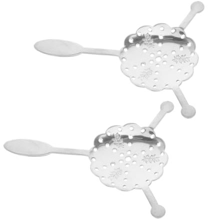 Cabilock 2piezas Cucharas Inoxidable Para De Filtro De Utensilios De Para Bar y Doméstico