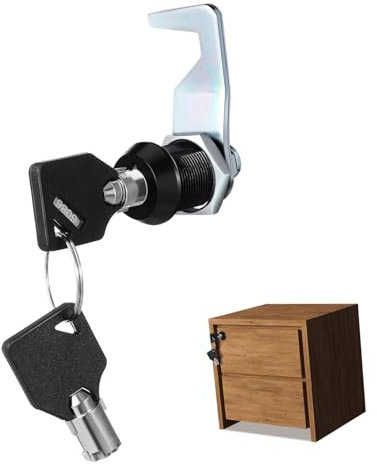 OSALADI 2sets Serratura Camma Per Mobili Con Chiavi Per Camper Roulotte Armadietti Scatole Schedari Offrendo Sicurezza Affidabile e Controllo Degli Accessi