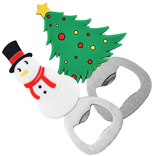 ABOOFAN 2 Pz apri bottiglia cocktail apribottiglie per birra apribottiglie natalizio natale accessori vino regali natalizi creativo bomboniere ie Gel di silice